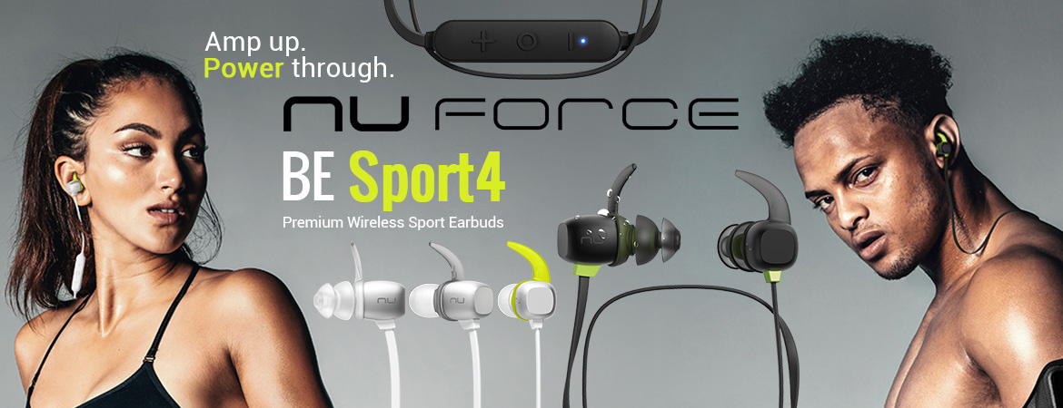 Banner Optoma NuForce BE Sport 4 Premium Wireless Sport Earbuds